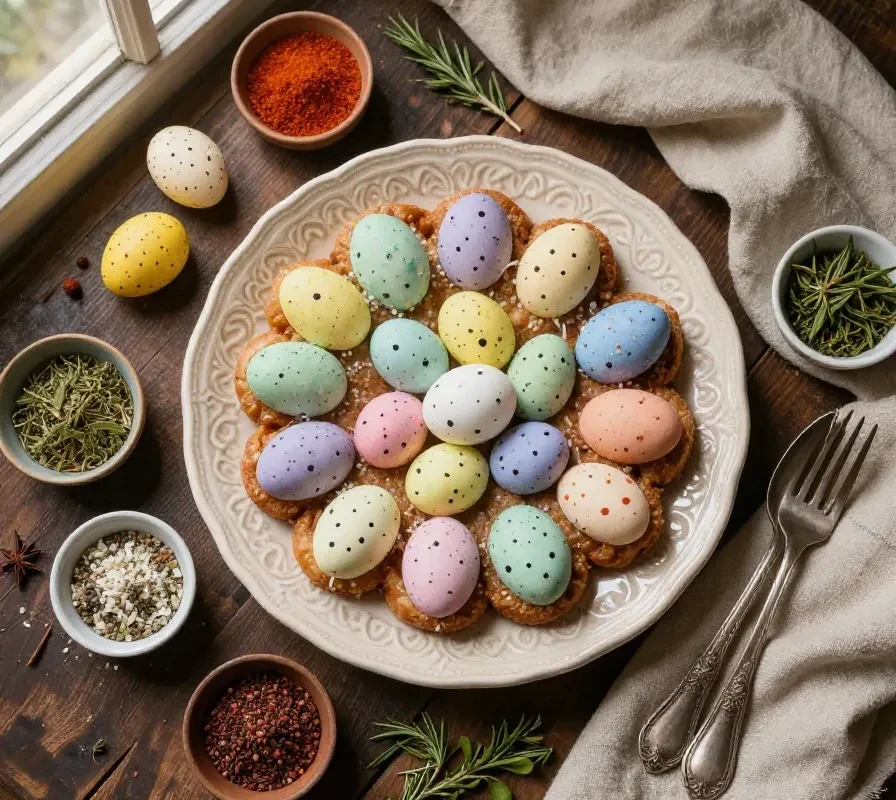 Pastel de lunares para Pascua