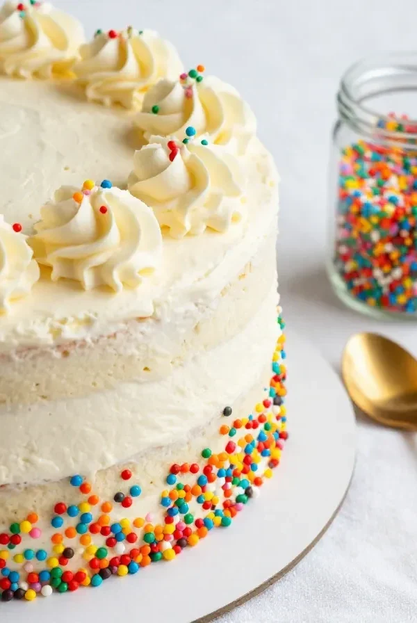 Mini cakes in a jar con glaseado