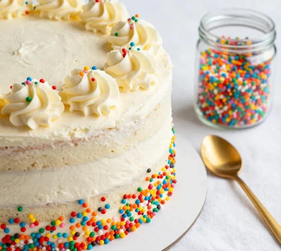 Mini cakes in a jar con glaseado