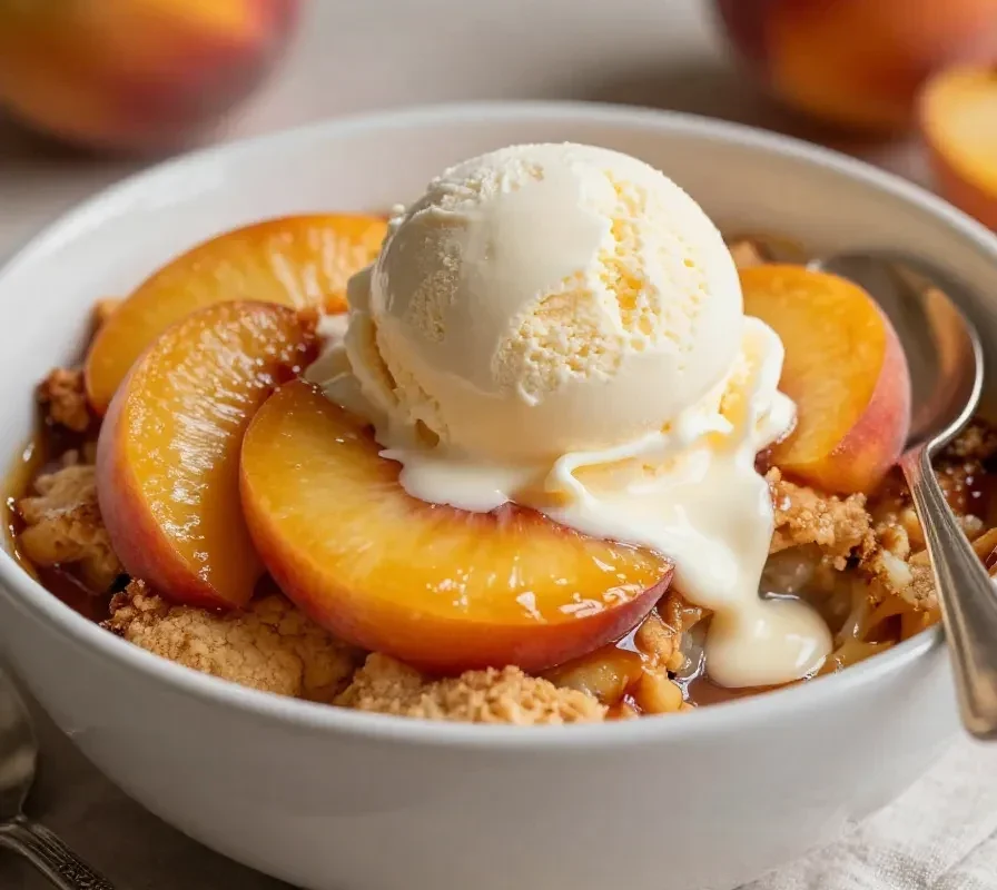 Deliciosa y sencilla receta de cobbler de durazno estilo sureño